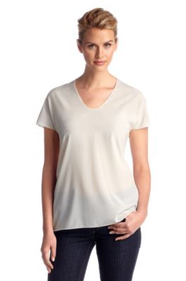 Silk blend T-shirt 'Illankan1'