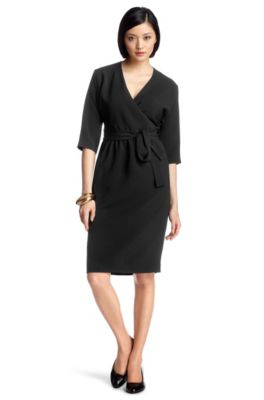 Wickelkleid &acute;Dayena` mit Dreiviertelarm