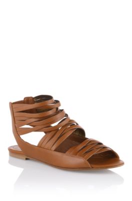 Sandal in genuine calfskin leather 'Faryn'
