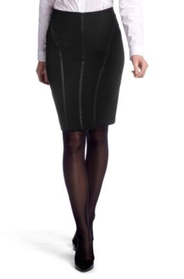 Decoratively striped, shift skirt 'Vasila'