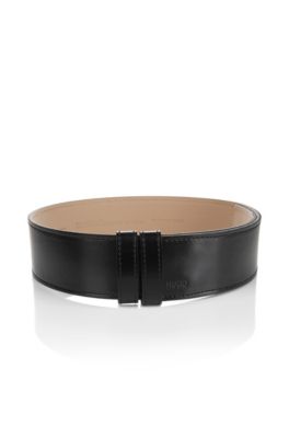 Leather belt with a pin buckle 'Larien'