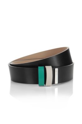 Leather belt with a pin buckle 'Lavynia'