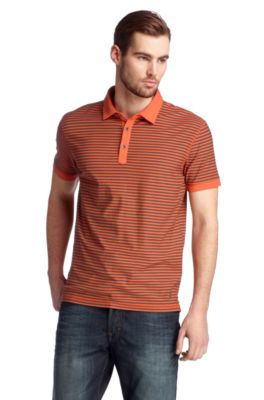 Horizontal stripe polo shirt 'Pusher'