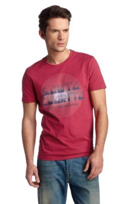 T-Shirt &acute;Tabour 1` mit Rundhals-Ausschnitt