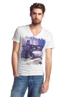 V-neck T-shirt 'Tryon'