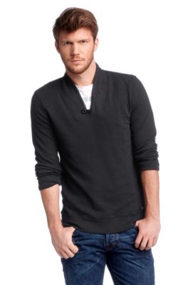 Shawl collar sweater 'Waly'