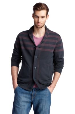 Sweatshirtjacke &acute;Warner` aus Baumwolle