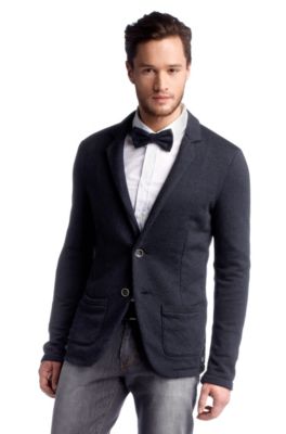Stoff-Blazer &acute;Wayn` aus weichem Baumwollsweat