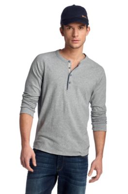 Long sleeve top with a button placket 'Trimms'