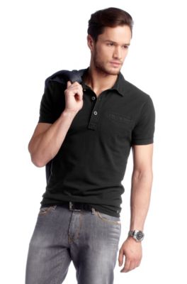 Piqu&eacute; polo shirt with smooth collar 'Pushkyn 1'