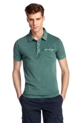 Piqu&eacute; polo shirt with smooth collar 'Pushkyn 1'