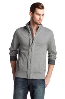 Cotton sweatshirt jacket 'ZipUp'