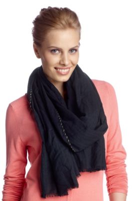 Scarf with bound edges 'Nasophie'