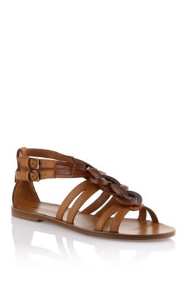 Calfskin leather sandal 'Klemi'