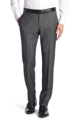 Suit trousers made of textured new wool 'Court1'