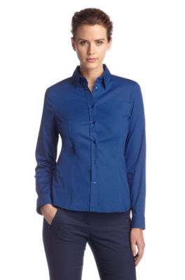 Business blouse with a Kent collar 'Banu11'