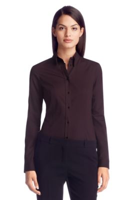 Businessblouse &acute;Banu11` met kentkraag