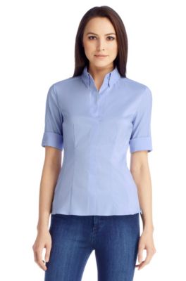 Zip detail blouse 'Bashini 1'