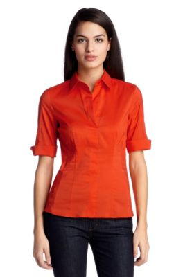 Zip detail blouse 'Bashini 1'