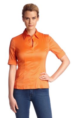 Zip detail blouse 'Bashini 1'