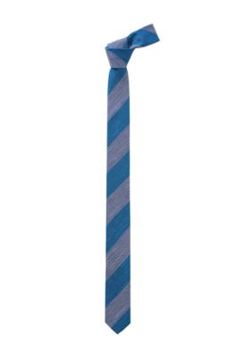Krawatte &acute;Tie 4,5 cm` aus Seiden-Baumwoll Mix