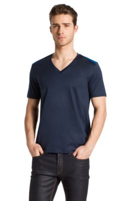 V-neck T-shirt 'Drapple'