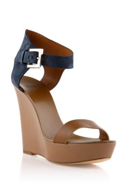 Platform sandal with a wedge heel 'Samoha'