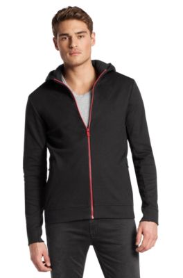 Sweatshirt-Jacke &acute;Dos` mit Kapuze aus Baumwolle