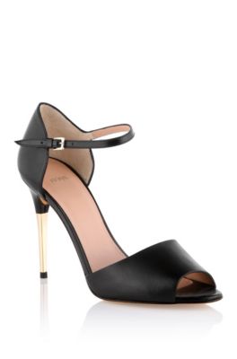 Soft calfskin leather sandal 'Shony'