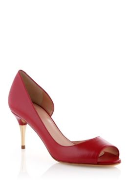 Peep toe made of soft, calfskin 'Saina'