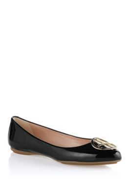 Ballerina in patent calfskin leather 'Lisette-V'