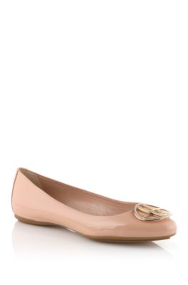 Ballerina in patent calfskin leather 'Lisette-V'