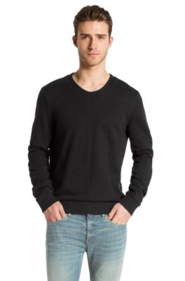 V-neck cotton sweater 'Dektor'