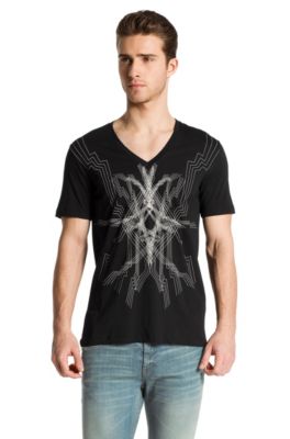V-neck T-shirt 'Durrent'