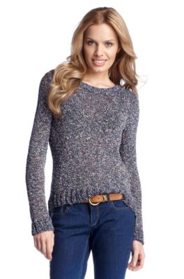 Knit sweater with a round neckline 'Indiza'