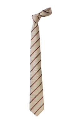Tie with woven stripes 'Tie CM 8'