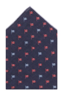 Linen pocket square 'Pocket square 33x33'
