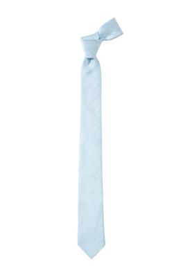 Krawatte &acute;Tie 6 cm` aus Seiden-Leinen Mix