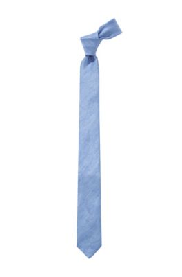 Krawatte &acute;Tie 6 cm` aus Seiden-Leinen Mix
