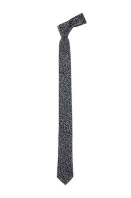 Silk/cotton blend tie 'Tie 4.5 cm'
