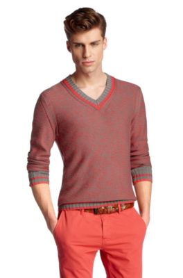 Knitted sweater, with linen 'Kudio'