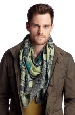 Schal &acute;Cefuro` aus reiner Baumwolle