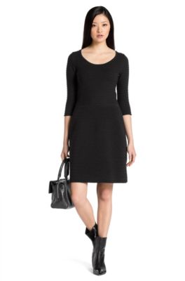 Knit dress in blended cotton 'Scillet'