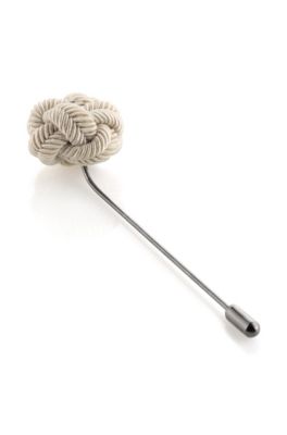 Anstecknadel &acute;Silk knot Brooch` in Knoten-Optik