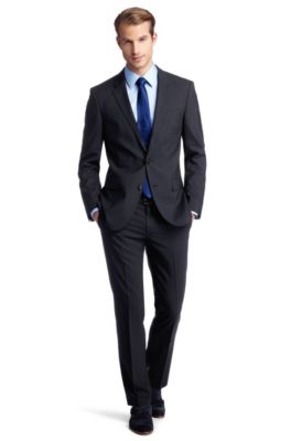 Slim-Fit Anzug &acute;Huge1/Genius1` im Schurwoll-Mix
