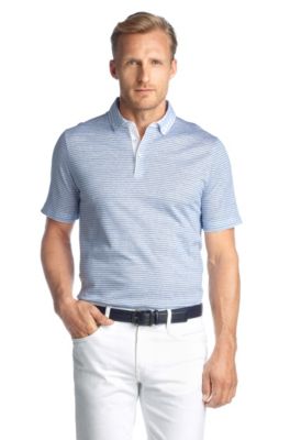 Polo shirt with a button-down collar