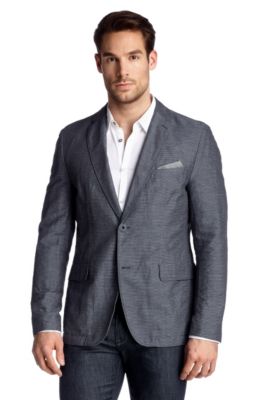 Tailored jacket with a check pattern 'Micah11-W'