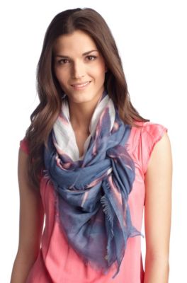 Blended viscose scarf 'Notareka'