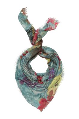 Silk blend scarf 'Necaro'