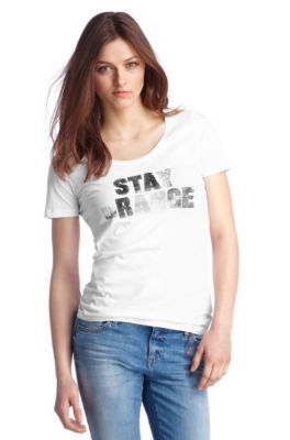 T-Shirt &acute;Teasi` mit Rundhals-Ausschnitt